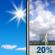 Thursday: Sunny then Slight Chance Showers And Thunderstorms
