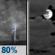Saturday Night: Showers And Thunderstorms then Mostly Cloudy