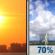 Saturday: Showers and thunderstorms likely after 2pm. Mostly sunny. High near 97, with temperatures falling to around 95 in the afternoon. Heat index values as high as 107. Southwest wind around 7 mph. Chance of precipitation is 70%. New rainfall amounts between a tenth and quarter of an inch possible. Saturday: Mostly Sunny then Showers And Thunderstorms Likely