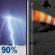 Tonight: Showers and thunderstorms before 8pm, then a chance of showers and thunderstorms between 8pm and 11pm. Some of the storms could be severe and produce heavy rain. Mostly cloudy. Low around 58, with temperatures rising to around 61 overnight. Southwest wind 7 to 21 mph, with gusts as high as 36 mph. Chance of precipitation is 90%. New rainfall amounts between a half and three quarters of an inch possible. Tonight: Showers And Thunderstorms then Mostly Cloudy