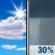 Wednesday: Mostly Sunny then Chance Rain Showers